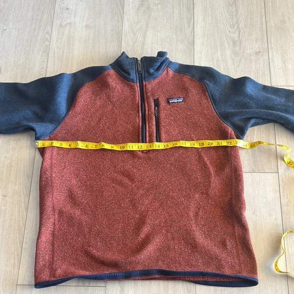 Patagonia Red and Blue Fleece Pullover - Picture 3 of 6